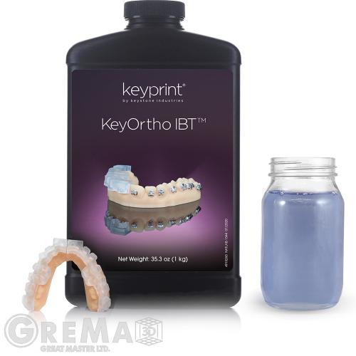 Resins KeyPrint Biocompatible Resin - KeyOrtho IBT - Clear, Translucent